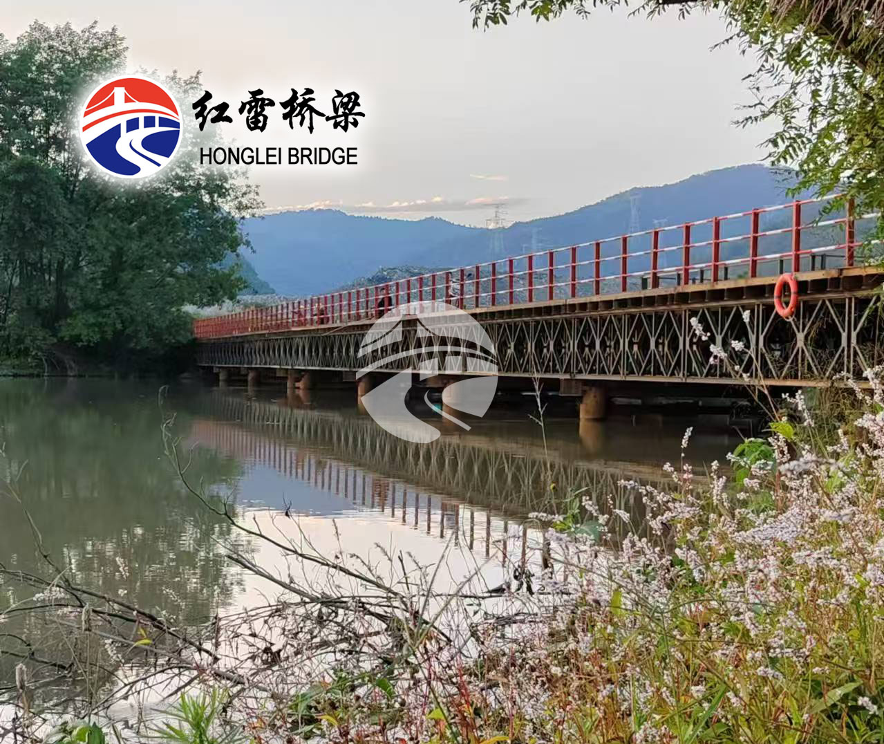 浙江麗水蓮都區小安溪幸福河湖建設鋼棧橋